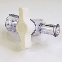 Straight infusion connector 17-300with stopcock