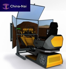 Airfield equipment simulator Advantage 5 screensfor intervention vehiclestrainingfor research and development