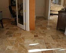 Indoor tile SCABOS SETfloortravertinemosaic look