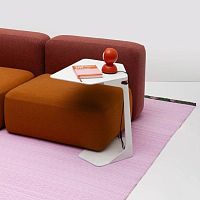 Contemporary side table Padelaluminumaluminum basehome