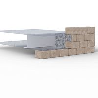 Concrete shuttering block Fortrac BLOCKfor wallfor public worksstraight