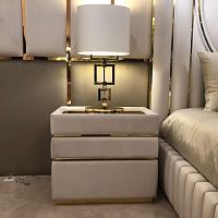 Table lamp Signaturemetalsilkcontemporary