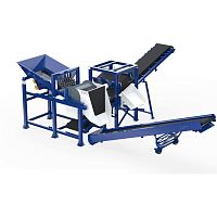 Construction screener BLUE SORTER 20vibratingdrumfor waste