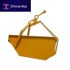 Metal self-discharging boat skip AUTOVID CP concretechain