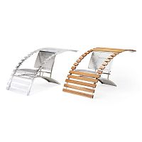 Original design chair ARCVSoutdoorwoodenstainless steel