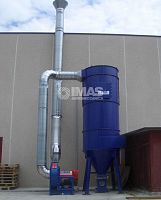Dust collector with cylindrical sleeves CFJETpneumatic backblowingexplosion-proofvacuum
