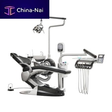 Dental unit with adjustable headrest M2+with hygiene systemwith delivery systemwith LED light