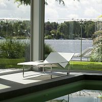 Contemporary sun lounger TUMBONABatyline®stainless steelgarden