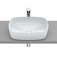 Countertop washbasin INSPIRA SOFT porcelainrectangularcontemporary