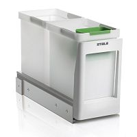 Kitchen trash can EKO2-1built-inplasticwith lid