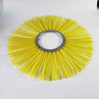 Wafer brush cleaningpolypropylenefor snow sweeping machine