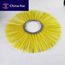 Wafer brush cleaningpolypropylenefor snow sweeping machine