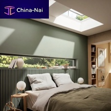 Flat roof skylight CFUwall-mountedfor ventilationglass