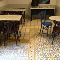 Cement border tile 003for floors