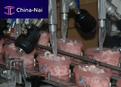 Cheese brine injector machine shrimp