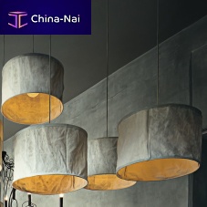 Pendant lamp WUDlinencontemporarywireless