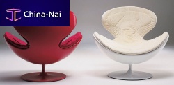 Contemporary armchair JETSONSfabriccentral baseswivel