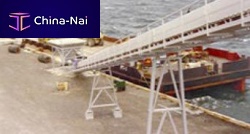 Belt conveyor horizontaltransportsilo