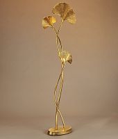 Floor-standing lamp GINKGO BILOBAbrassbronzetraditional
