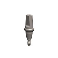 Titanium implant abutment ABSNSinternalstraightshort