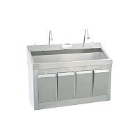 2-station surgical sink YFQ025stainless steel