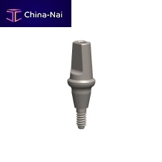 Titanium implant abutment ABSNSinternalstraightshort