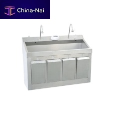 2-station surgical sink YFQ025stainless steel