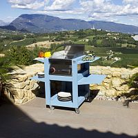 Outdoor kitchen CUBE 400contemporarystainless steelaluminum