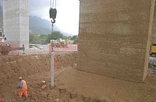 Ground improvement vibro stone column CMCinjection-molded