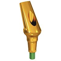 Titanium implant abutment Rootformconicalangledanatomical