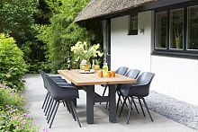 Contemporary table and chair set SOPHIE STUDIO CHAIR & YASMANI TABLEaluminumresingarden
