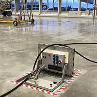 Ground power unit hatch pit RET-EK for runwayhangar