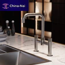 Countertop double-handle mixer tap KW30stainless steel 316Lkitchen2-hole