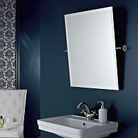 Wall-mounted bathroom mirror DE113ANIcontemporarysquaremetal