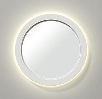 Wall-mounted bathroom mirror BACKLITcontemporaryroundilluminated