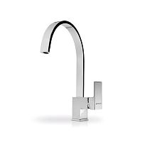 Countertop mixer tap ARIOSOchromed metalkitchen1-hole