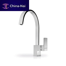 Countertop mixer tap ARIOSOchromed metalkitchen1-hole