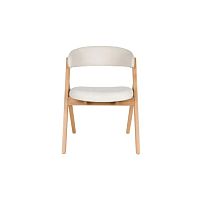 Contemporary chair Pomindoorfabricoak base