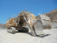 Face shovel bucket for excavators5 teethfor mining