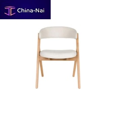 Contemporary chair Pomindoorfabricoak base