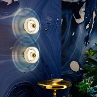 Contemporary wall light STONE : STW02WEUindoorglassmarble