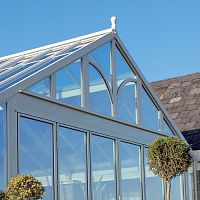 Solar control glass panel CELSIUS PERFORMANCE : ONEtransparentconservatoryflat
