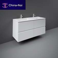 Built-in washbasin RAK-Preciousceramicdouble2-hole