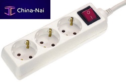 Power strip 10 - 16 A, 250 V, 1.4 - 5 m