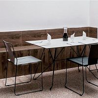 Contemporary chair CHICAGOgardenindoorgalvanised steel