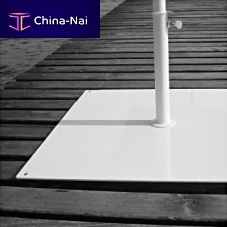 Galvanised steel umbrella ground anchor painted steel