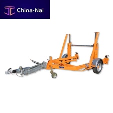U-shaped trailer TTA 1709 for cable drumssingle-axletowed
