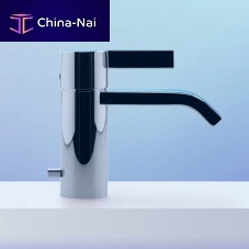 Washbasin mixer tap IMOcountertopchromed metalbathroom