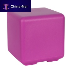Contemporary pouf CUBE Bpolyethylenesquareilluminated