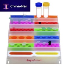 Test tube storage rack FlexiRackfor pipette tipsautoclavable
